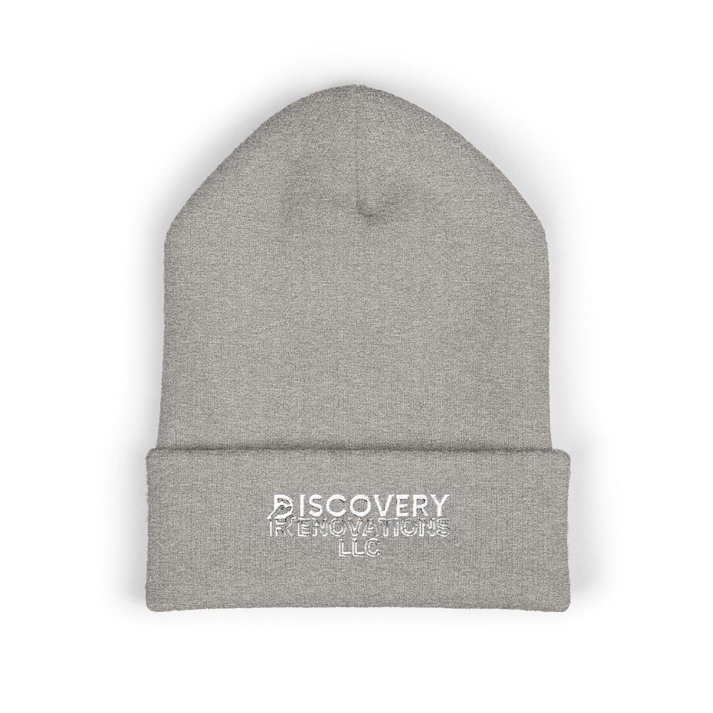Embroidered Cuffed Beanie — "Discovery Renovations LLC" Logo