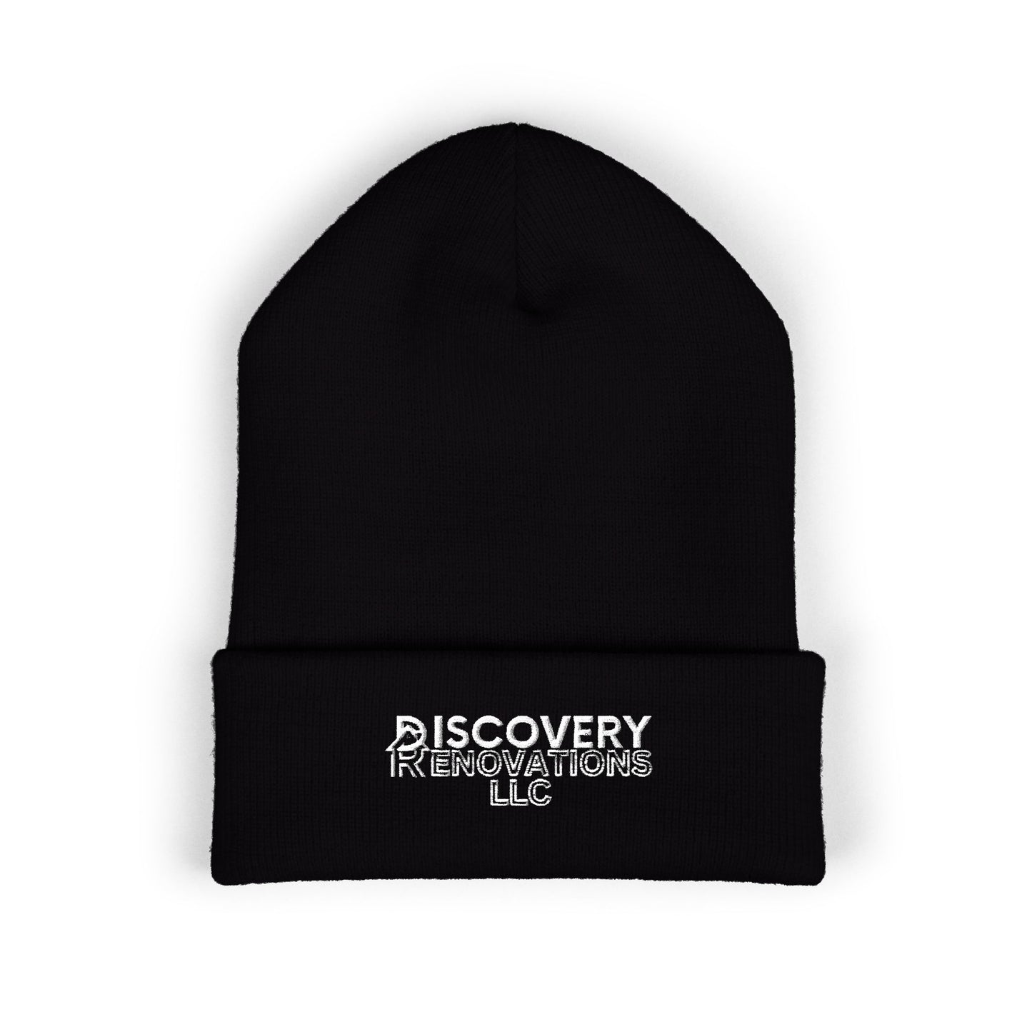Embroidered Cuffed Beanie — "Discovery Renovations LLC" Logo