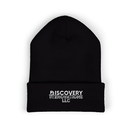 Embroidered Cuffed Beanie — "Discovery Renovations LLC" Logo