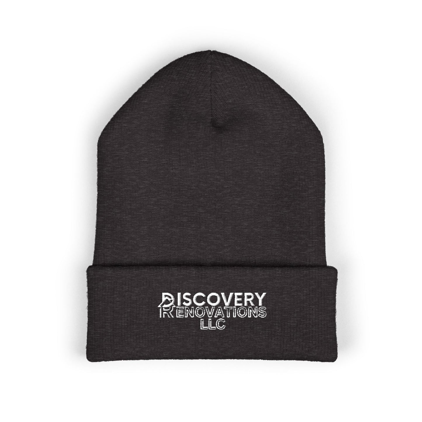 Embroidered Cuffed Beanie — "Discovery Renovations LLC" Logo
